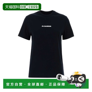 吉尔 桑达 卹 香港直邮Jil Sander 標誌印花圓領 1h可退 女士