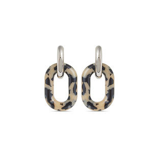 1h可退 香港直邮Rabanne 女士 Xl 镀银吊坠耳环 metal金属色 舒适