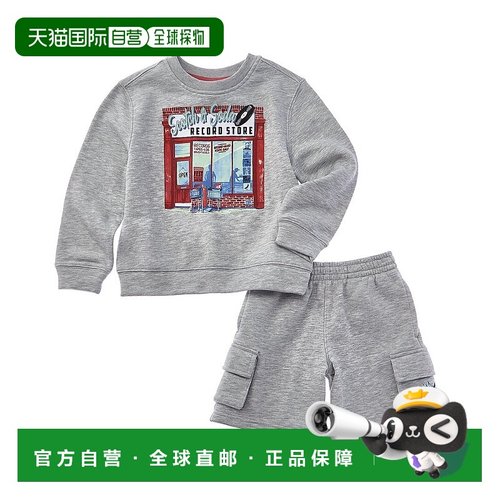 自营 scotch & soda苏格兰苏打2件羊毛运动衫和短裤-灰色 美国奥