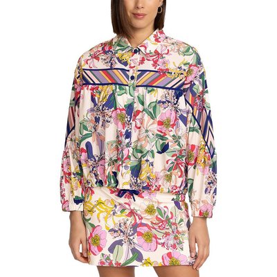 【美国奥莱】直发 Johnny Was Bee Active Ruched Jacket - multi