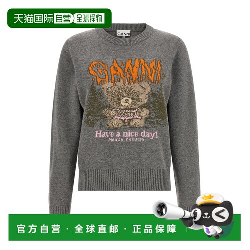 1h可退 香港直邮GANNI甘尼front女士毛衣
