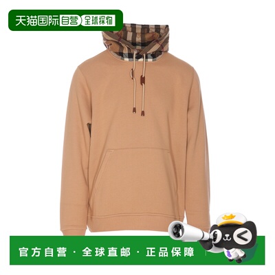 香港直邮BURBERRY 男士卫衣 8045006A1420 AW2025 米白色 FELPA