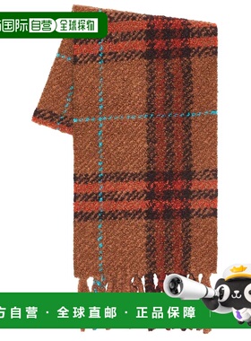 1h可退 香港直邮Burberry 巴宝莉 女士 Boucle 大格纹围巾 811827
