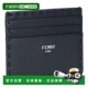 SELLERIA F0GXN 卡包 日本直邮FENDI 7M0164 AP3B 黑色 铂金色
