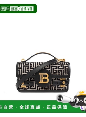 香港直邮BALMAIN 女士斜挎包 EN1DA829TJGHGFE SS2025 黑色 Handb