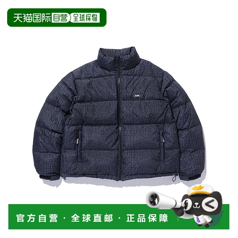 1h可退 日本直邮XLARGE男女同款羽绒服 80%鸭绒填充 左胸橡胶贴片
