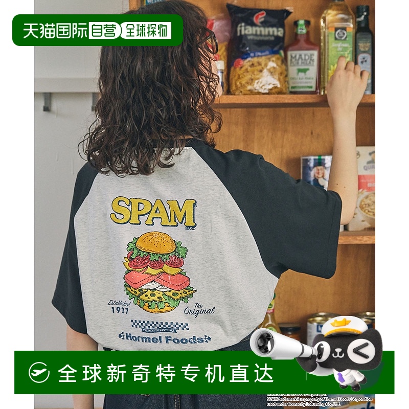 1h可退 日本直邮SPAM(R)BRAND 男女同款 维intage风半袖T恤 大胆