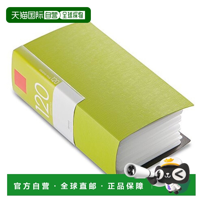 【日本直邮】Buffalo巴比禄DVD/CD光碟收纳本绿色方便收纳120张
