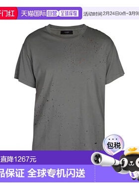 1h可退 香港直邮AMIRI 男士 W9M03350CJ T恤 W9M03350CJ grey灰色