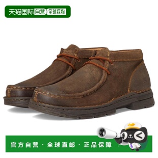 美国直邮 皮鞋 born 靴子男鞋 沙漠靴 男士 1h可退