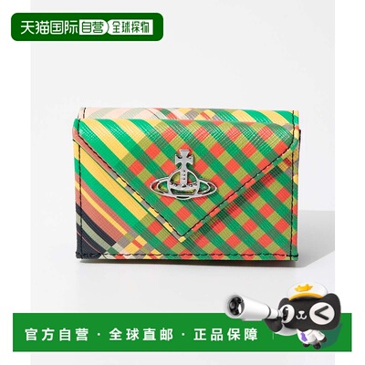 日本直邮VIVIENNE WESTWOOD 女士 三折钱包SAFFIANO PRINT ENVELO