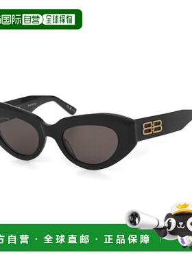 日本直邮Balenciaga RIVE GAUCHE CAT 太阳镜 黑色 女士 703435 t