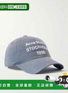 1h可退 香港直邮潮奢 Acne Studios 艾克妮 男士 Logo刺绣斜纹棉