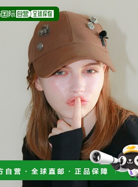 1h可退 日本直邮mic by Olu. 女装 立体花卉水钻装饰棒球帽 MI25D