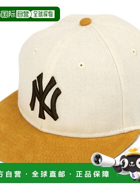 日本直邮New Era 9FIFTY 复古皇冠梅尔顿麂皮帽纽约洋基队 [14667