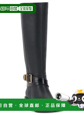 自营Vince Camuto Boots Women's Black Leather Adjustable Stra