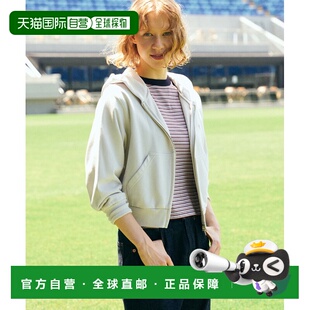 日本直邮GYMPHLEX 女士 法式棉绒拉链连帽衫 BSB261L1030069