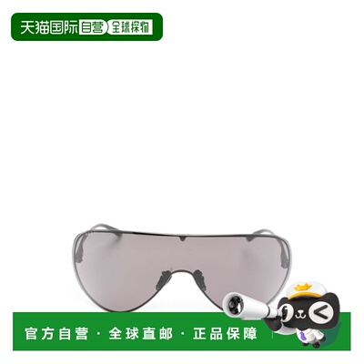 1h可退 香港直邮Gucci 古驰 女士 黑色金属太阳眼镜 875988I3330