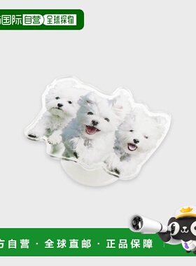 韩国直邮WAIKEI韩国小众设计师狗狗图案时尚日常手机支架YK22SSAC