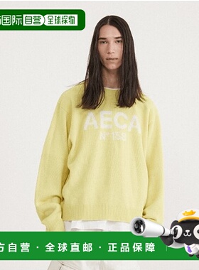 韩国直邮AECA WHITE 男士男针织AWCMFWBAKNIST001G4AV AECA BIG L
