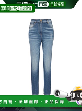 1h可退 香港直邮Balmain 巴尔曼 女士 修身牛仔裤 BF1MG006DD64