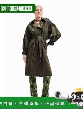 日本直邮Desigual 腰带oversize风衣 [DE819EW22981]