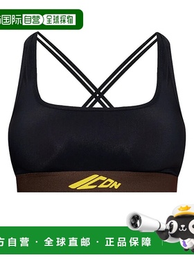 香港直邮DSQUARED2 女士健身衣 D8RGD5870001 SS2025 黑色 Icon N