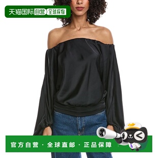 自营Ramy Brook Sonja Top - BLACK 美国奥莱直发性感女装上衣