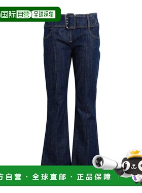 1h可退 香港直邮潮奢 Topshop 女士 小喇叭牛仔裤 blue蓝色 舒适