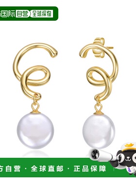 自营geneviveSterling Silver 14k Gold Plated with Freshwater