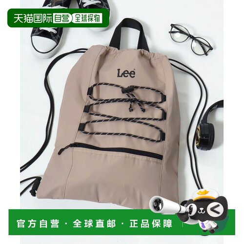 日本直邮Lee 男女同款 尼龙抽绳双肩包/手提包2WAY 7747840020