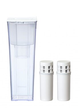 日本直邮Mitsubishi三菱滤水器cleansui净水壶白色带替换滤芯2枚