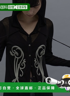 1h可退 日本直邮tanakadaisuke 女装 刺绣全棉透视感连衣裙 STUDI