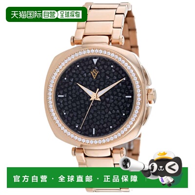 自营Christian Van Sant Women's Mirabella Black Round 40mm -