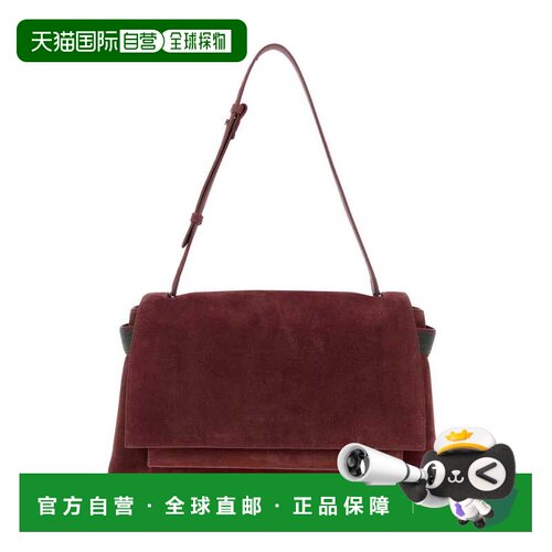 香港直邮Brunello Cucinelli 布内罗 古奇拉利 女士 酒红色绒面革