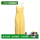 舒适时尚 1h可退 高雅连衣裙 yellow黄色 香港直邮Sandro 女士