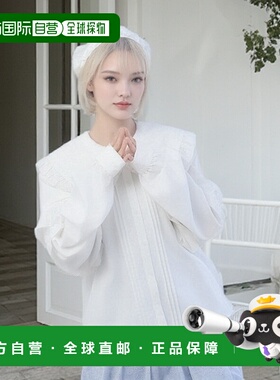 1h可退 日本直邮Whinny 女士大领口泡泡袖上衣 WH25SM04L0003蕾丝