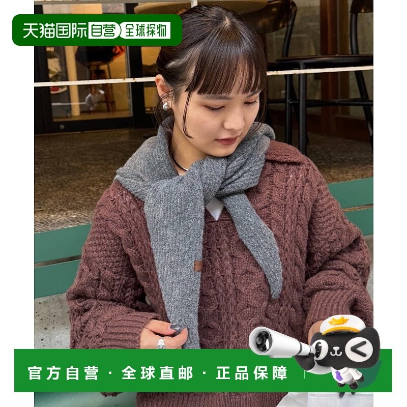 1h可退 日本直邮CIAOPANIC TYPY 女装一体式连帽围巾 今季流行防