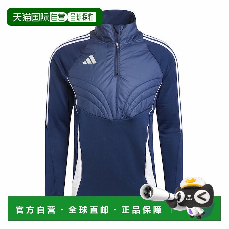 日本直邮Adidas Tiro24 Winterized Top男士训练长袖足球衣IY0127