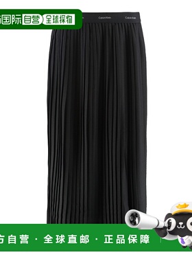 香港直邮CALVIN KLEIN 女士半身裙 LV044D632GUB1 AW2025 黑色