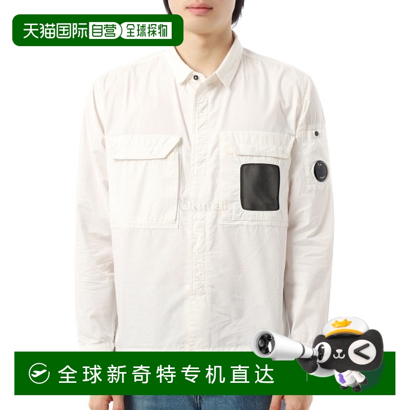 韩国直邮CP COMPANY 有机华达呢镜片衬衫外套 (18CMOS142A 110143
