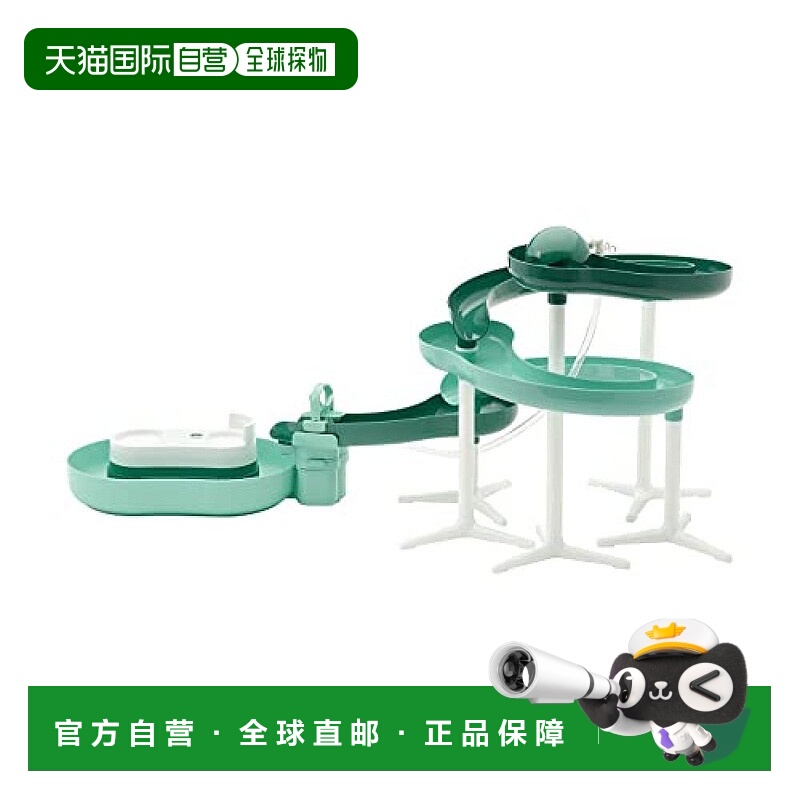 【日本直邮】Pearl Metal旋转滑梯 素面流水器720°薄荷绿电池式D