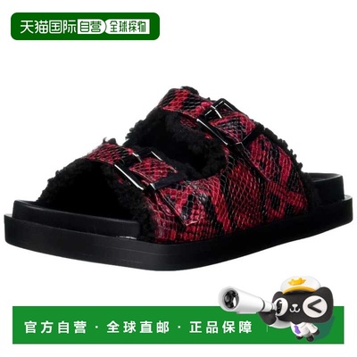 自营Aerosoles Olivia Slide Sandal Red Snake  OLIVIA-634 Wome