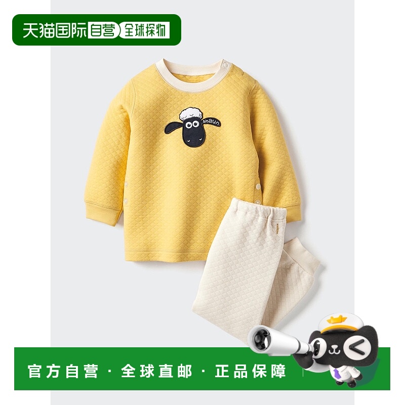 日本直邮Uniqlo Clay Animation 绵羊肖恩主题绗缝睡衣 478442