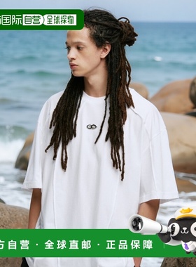 韩国直邮GOTTER GALLERY 公用T恤 24SSTP07WH SYMBOL EDGE-CUT T-