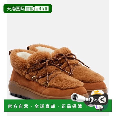 1h可退 香港直邮潮奢 bogner 博格纳 女士 Chamonix 皮毛饰边绒面