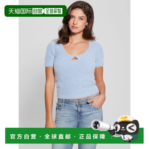 日本直邮GUESS BRIGETTE 短款毛衣 G7N1 上衣针织