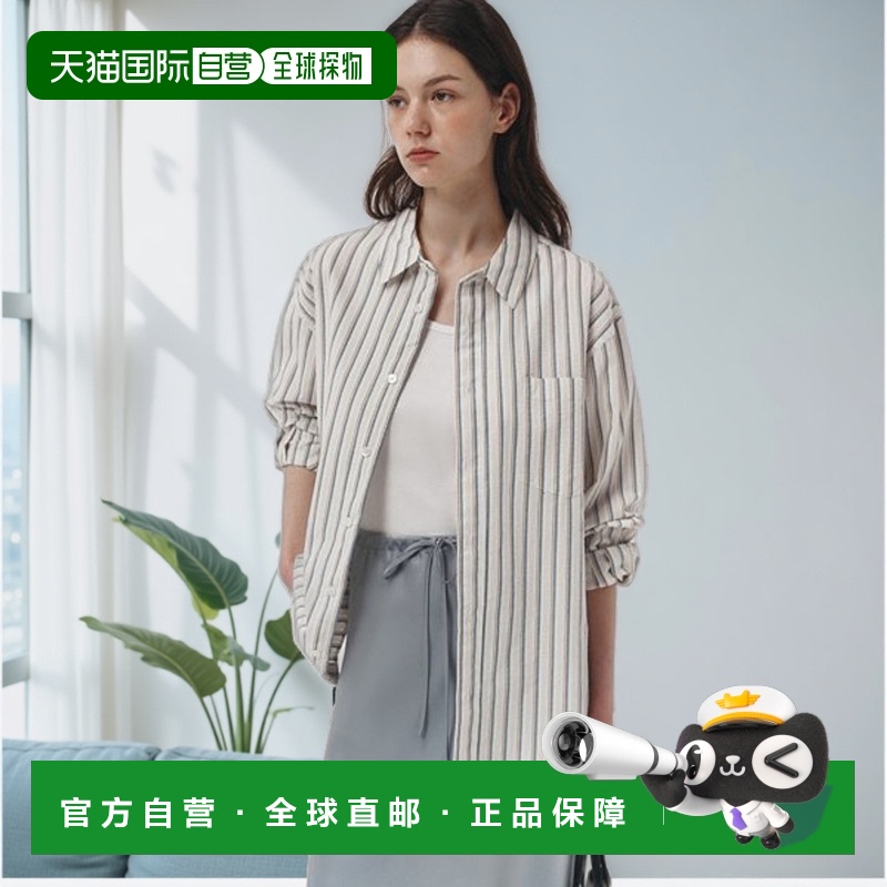 韩国直邮Dunst2023秋冬新品中性风经典女款衬衫UDSH3B123MU