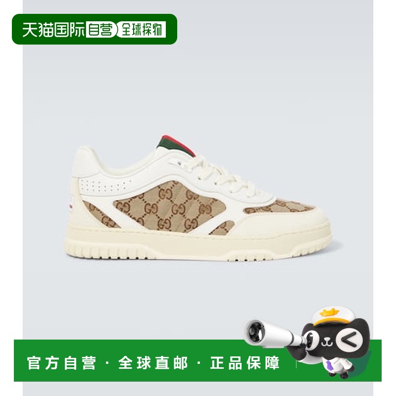 1h可退 香港直邮Gucci 古驰 男士 Re-Web GG 帆布运动鞋