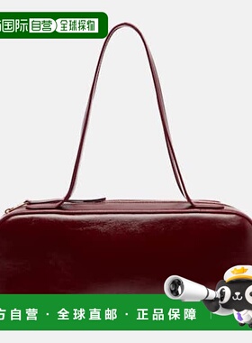 1h可退 香港直邮潮奢 KHAITE 女士 Simona 漆皮肩包 red红色 舒适